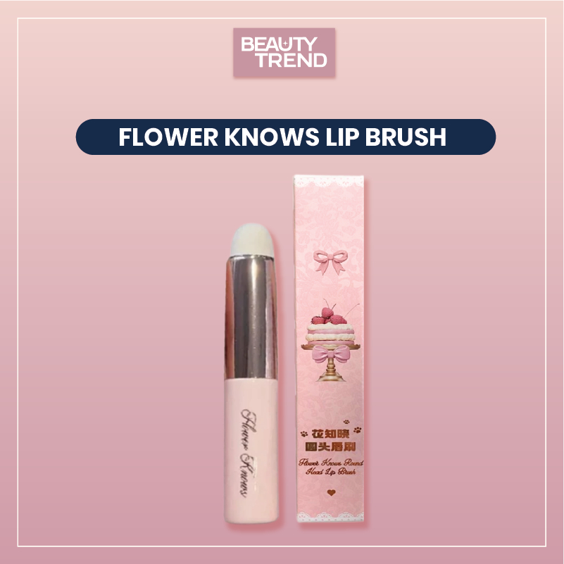[READY ORI] Flower Knows Lip Brush Kuas BIbir Kuas Makeup Kuas Mata Halus Tidak Rontok Tahan Lama