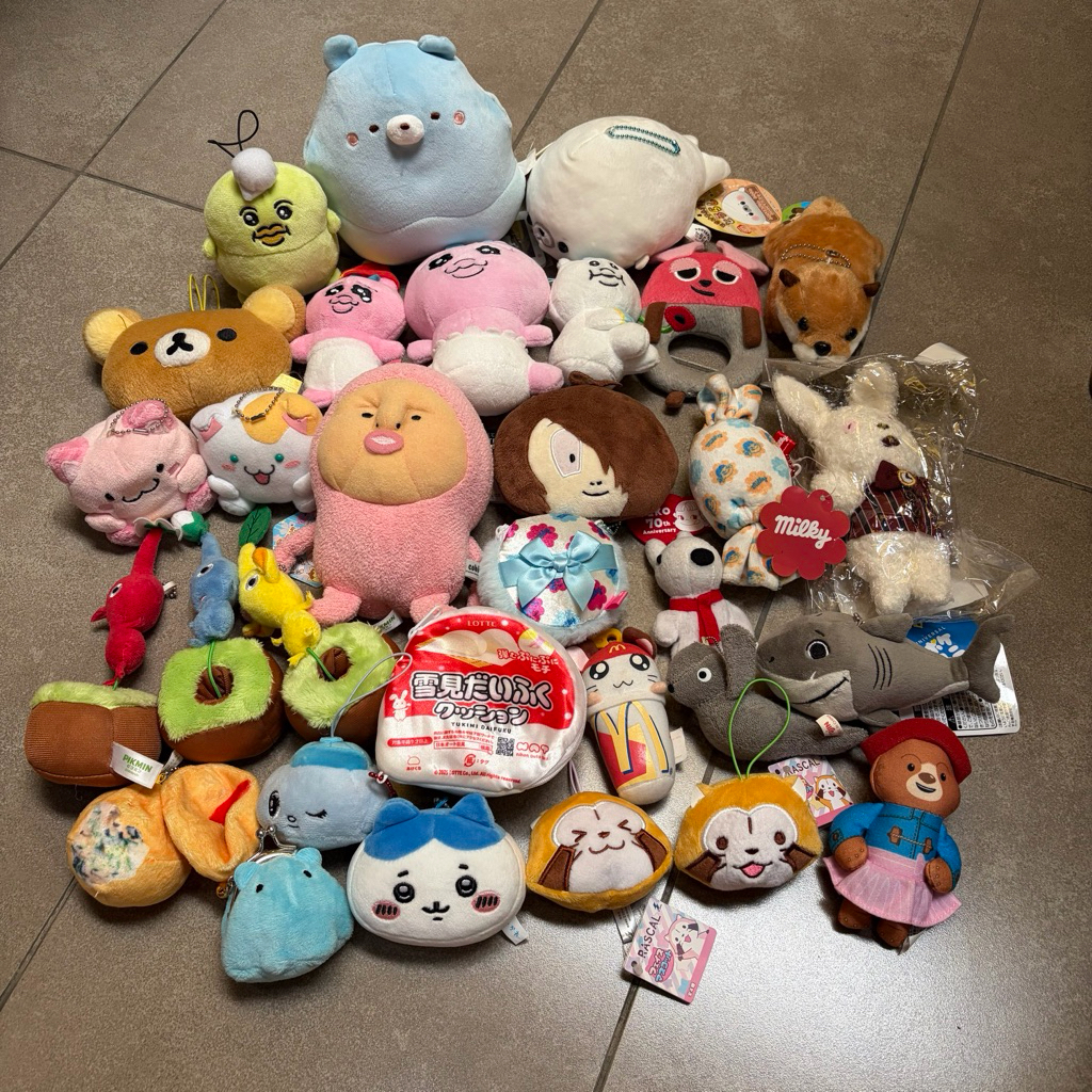 [PART 3] Random Keychain | ganci gantungan kunci boneka opanchu rillakuma kobito otter seal dompet p