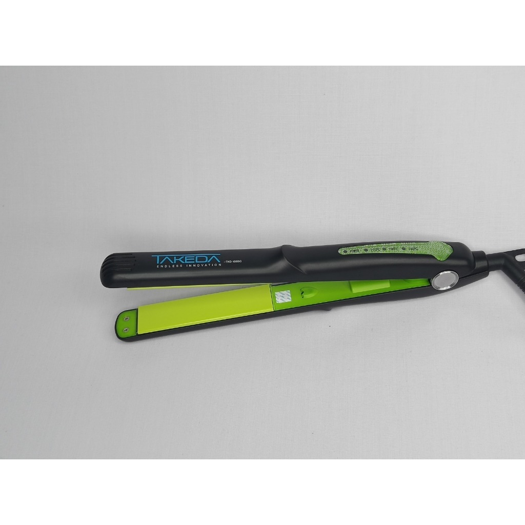 TakedaPro Catokan Smoothing Rambut TKD-106BG Hair Straightener Nano Ceramic green plat