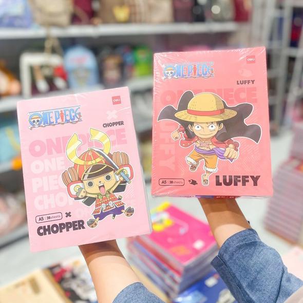 [1 PACK] Buku Tulis DELI A5 / Buku Tulis Isi 38 Lembar /Isi 10 Pcs Buku Tulis