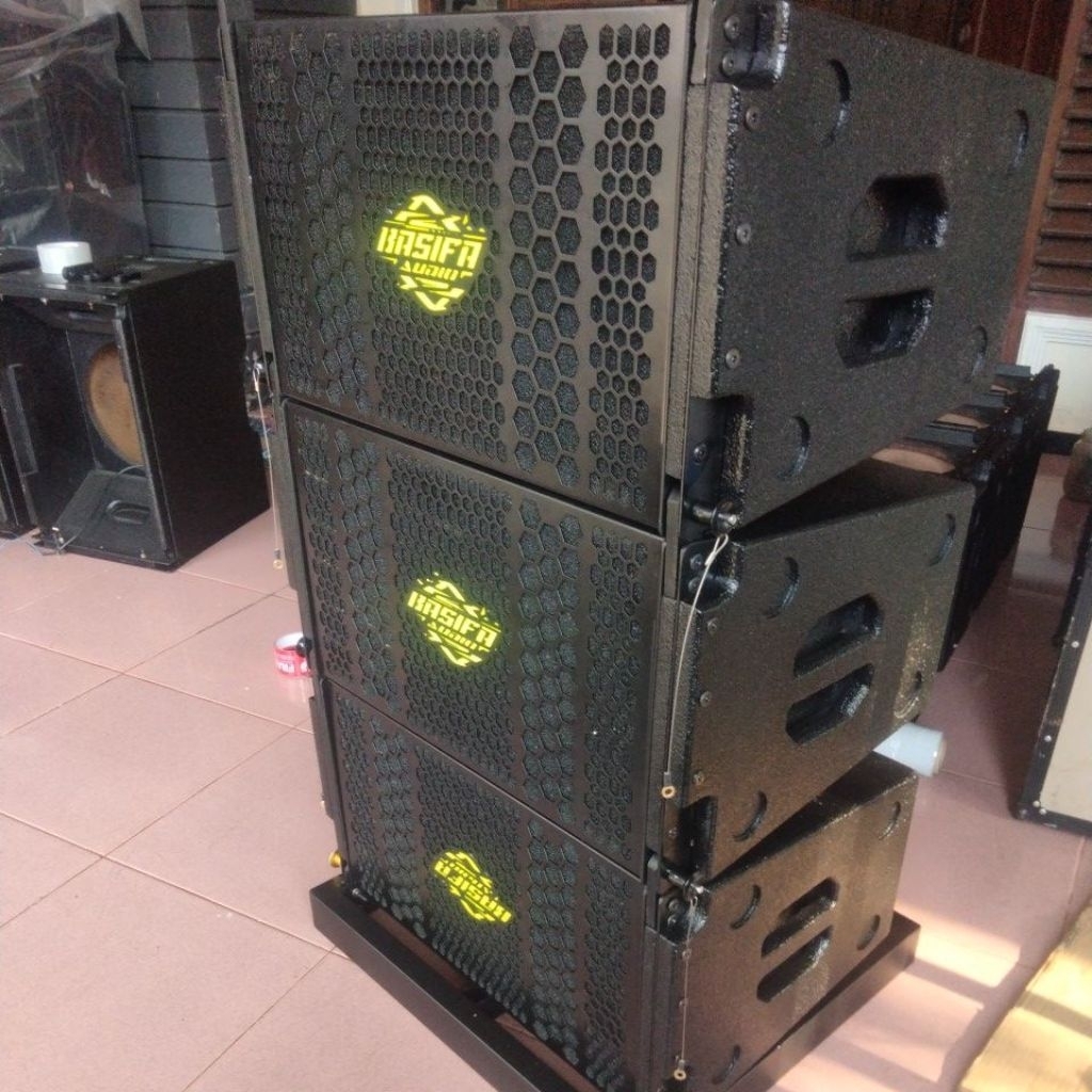 BOK CUSTOM LINE ARRAY 10INCE 3BOK PLUS  FLAYINGBAR DUDUKAN