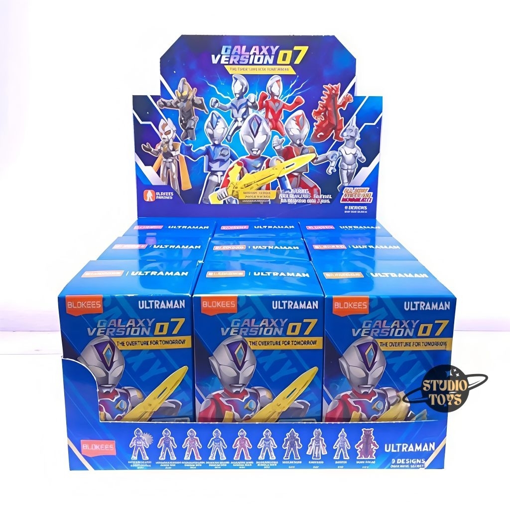 Blokees Ultraman Galaxy Version 07 The Overture For Tomorrow GV-07 GV07 Blind Box Action Figures Mod