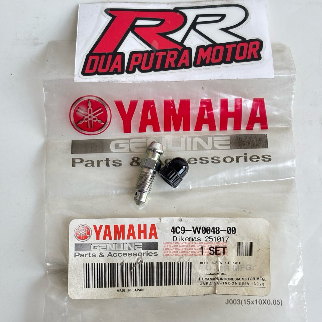 baut nepel kaliper depan original ori yamaha jupiter z mx vega r f1zr rxk rx king f1z r mio nouvo sc