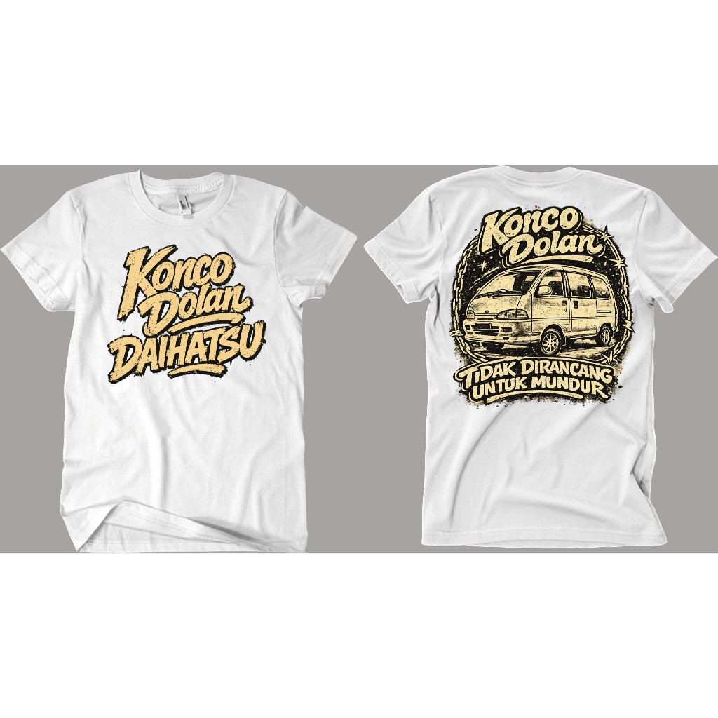 Kaos KONCO DOLAN DAIHATSU ZEBRA ESPASS Unisex Combed 24s