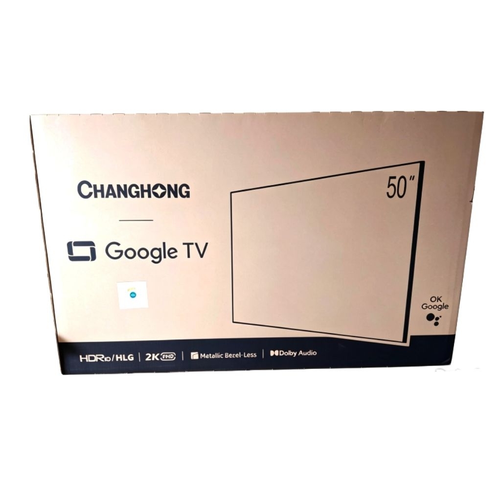 Changhong 50 inch Google TV FHD Wifi Netflix Garansi Resmi