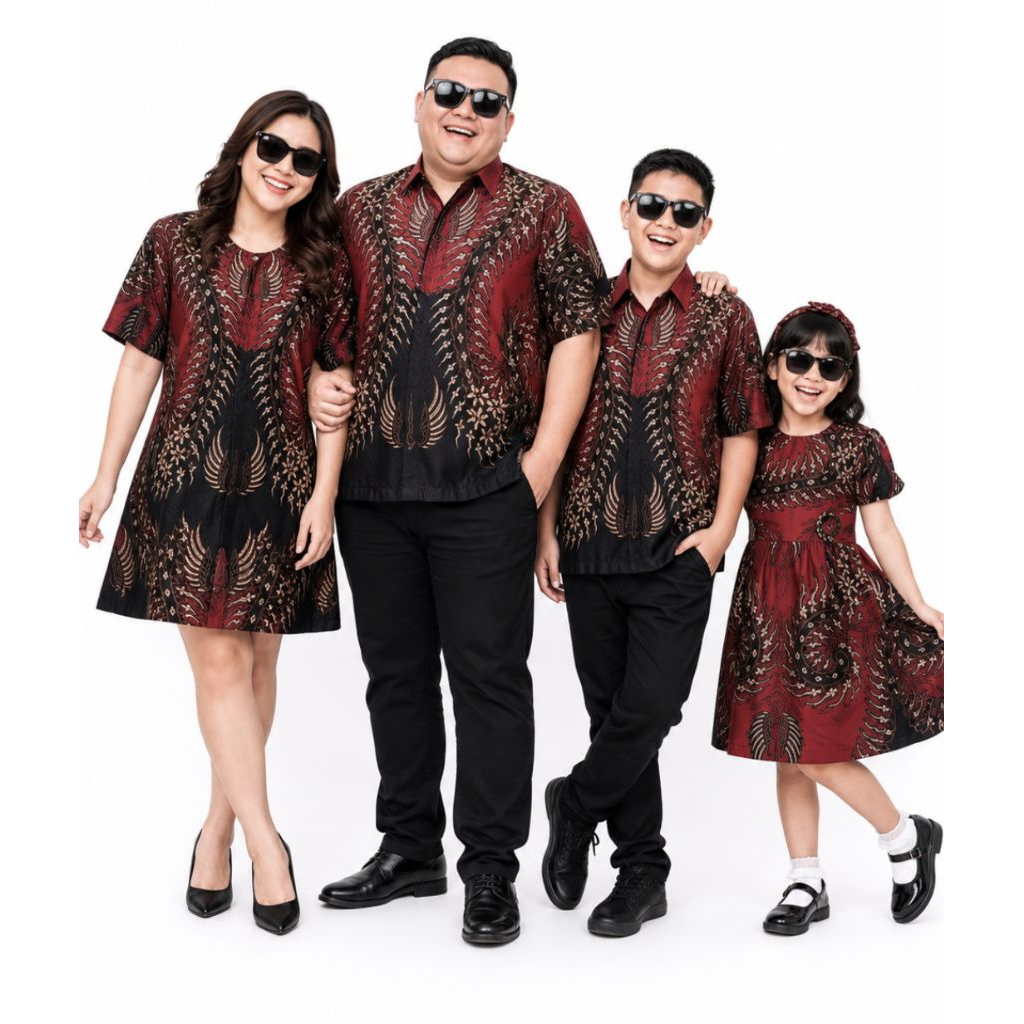 Set Baju Keluarga Dress Batik Set Couple Family Dress Batik Jumbo Set Couple Keluarga Set Dress