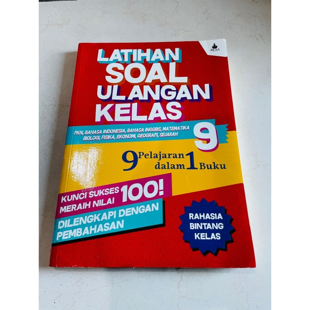 OBRAL BUKU MURAH ORIGINAL / BUKU LATIHAN SOAL / PELAJARAN / LATIHAN SOAL ULANGAN KELAS 9 - TIM REXA 