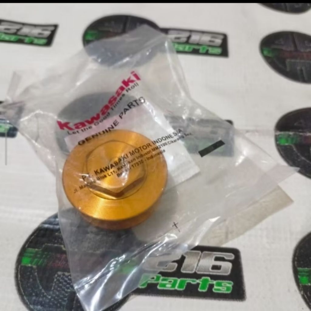 tutup shok depan shock sok depan usd gold kawasaki klx 150 bf klx150 bf original