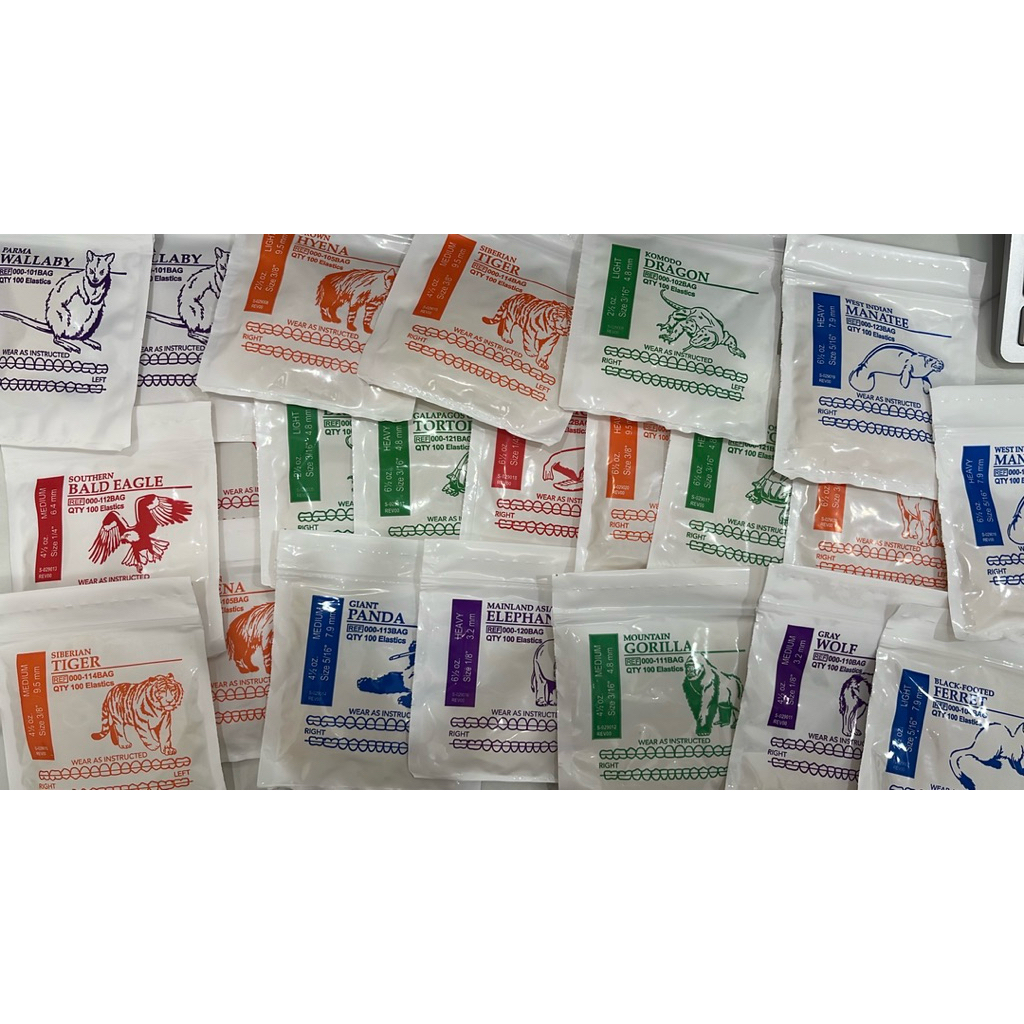 Karet Elastik Gigi Ortho AMERICAN ORTO/Karet Behel Elastis AO/ Elastic Rubber Band ORI AMERICAN ORTH