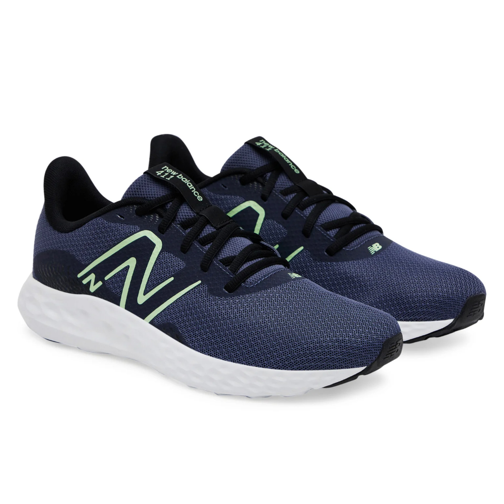 Sepatu New Balance Running Course E411 V3 M411RL3 Navy Sport Olahraga Lari Gym Training Fitnes Jogin
