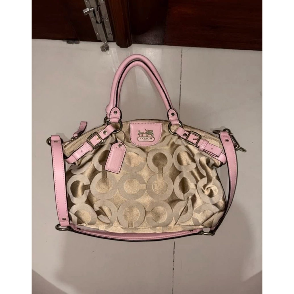 coach vintage madison pink