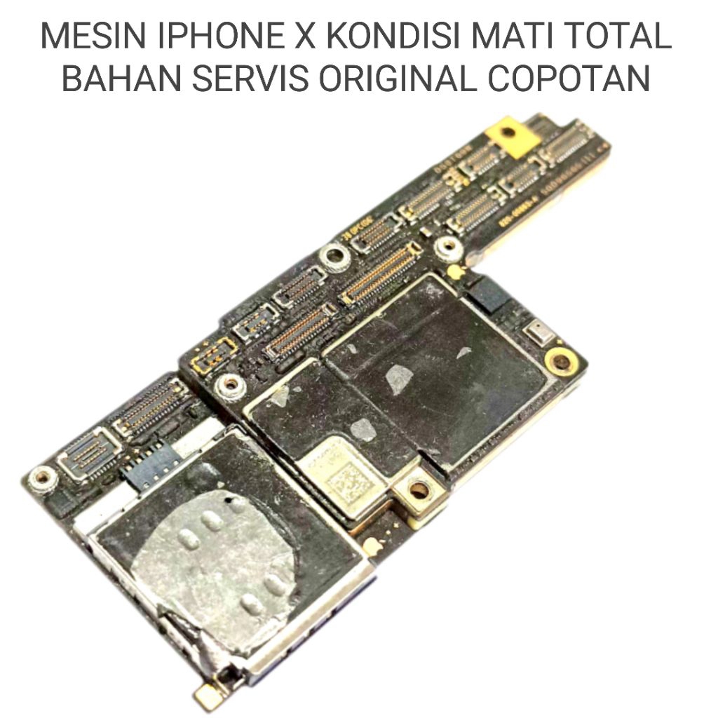 MESIN IPHONE X 256GB  KONDISI MATI TOTAL BAHAN SERVIS ORIGINAL COPOTAN