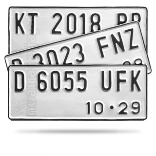 Nomor Plat Motor Mirip Asli Keluaran Samsat