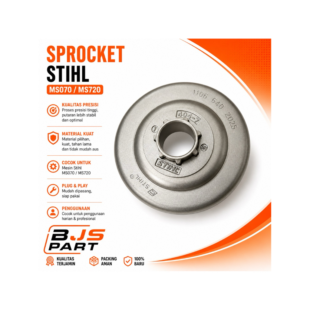 sprocket Senso stihl ms070/720 original stihl,senso gergaji kayu