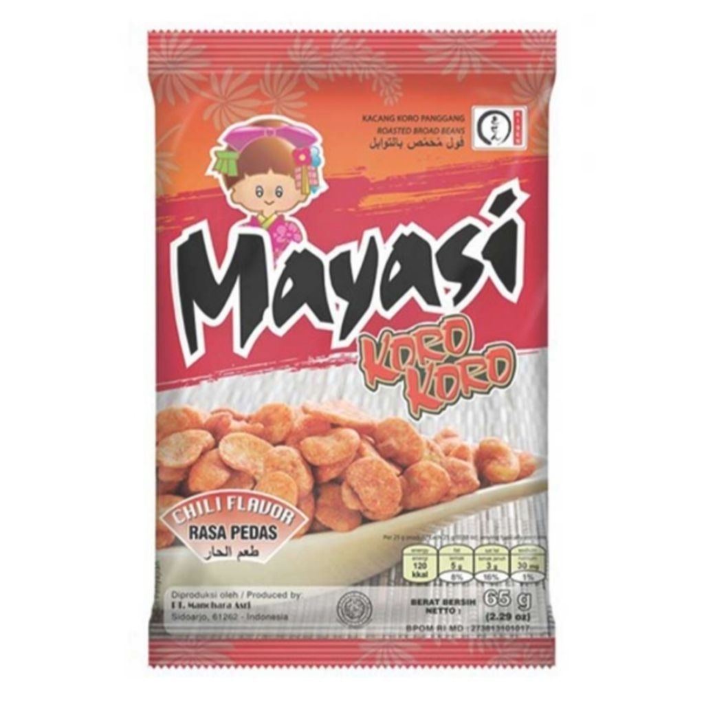 Mayasi Koro Koro Pedas Kacang 65gr