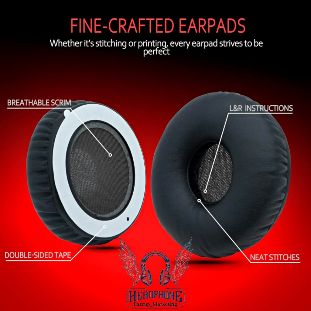 Bantalan Busa Earcup Earpad Headphones Foam SONY MDR XB450AP / SONY MDR XB550AP / SONY MDR XB650BT