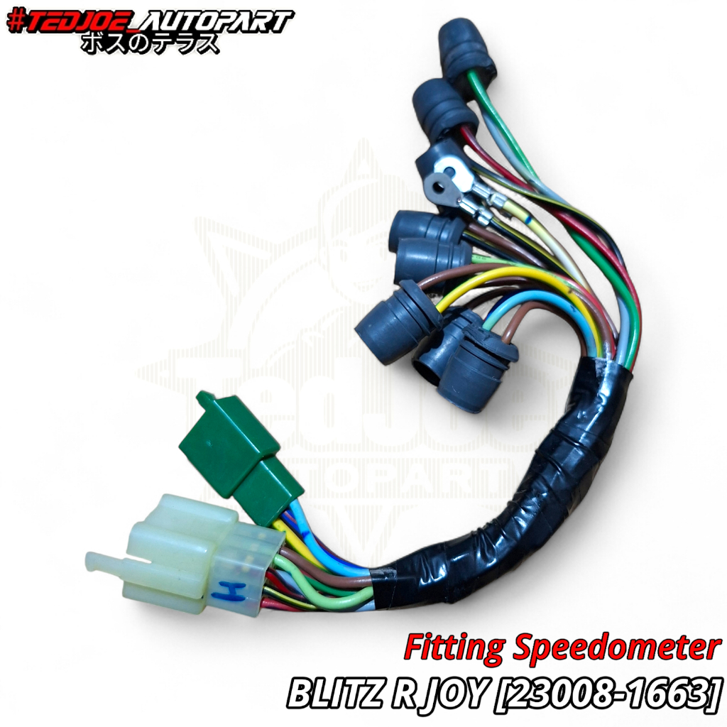 Kabel Fitting Speedometer Assy Kawasaki Blitz R Joy 23008-1663 | Kabel Soket Indikator Panel Speedo 