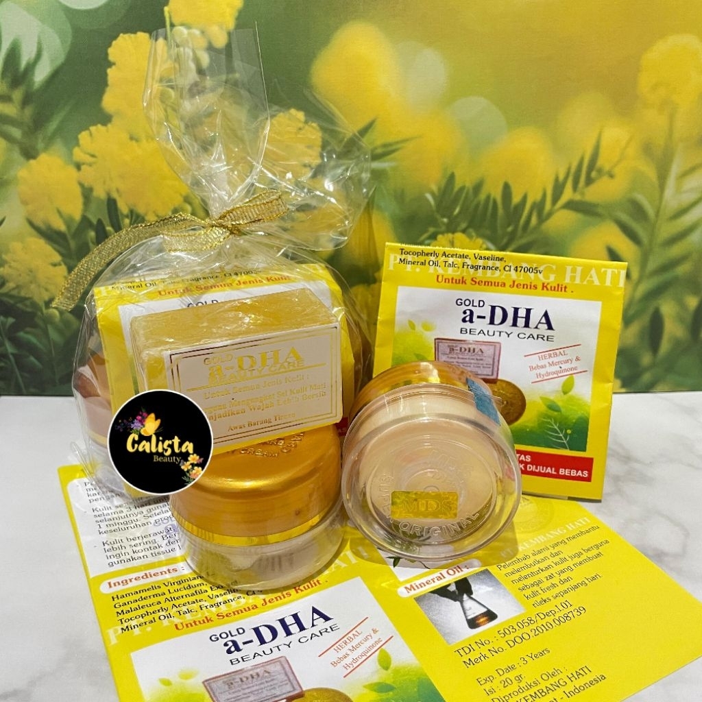 Cream Adha Gold Mds Pot Timbul | Adha Pink | Adha Hijau