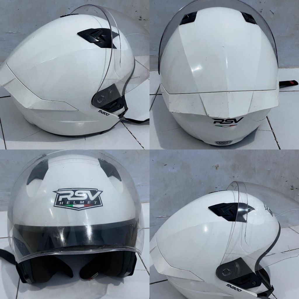 Helm RSV SV300 WHITE GLOSSY