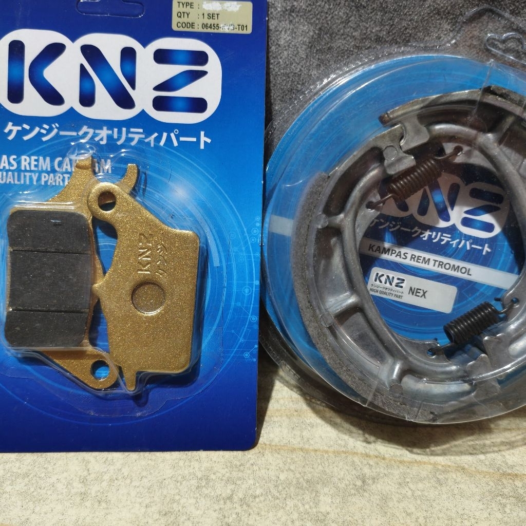 KAMPAS REM SUZUKI NEX 2 DEPAN/BELAKANG & PAKET