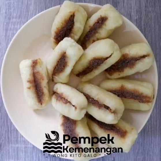 Pempek Belah / pempek dos / pempek siap makan