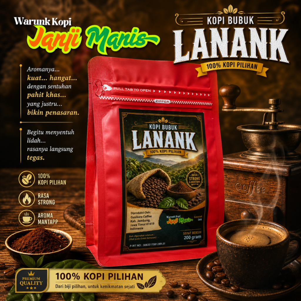 Kopi Lanank - Warunk Kopi Janji Manis - Gaskara Coffee