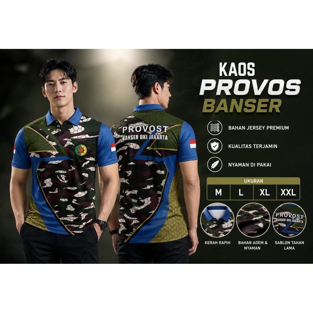 Kaos Banser provost Jersey terbaru