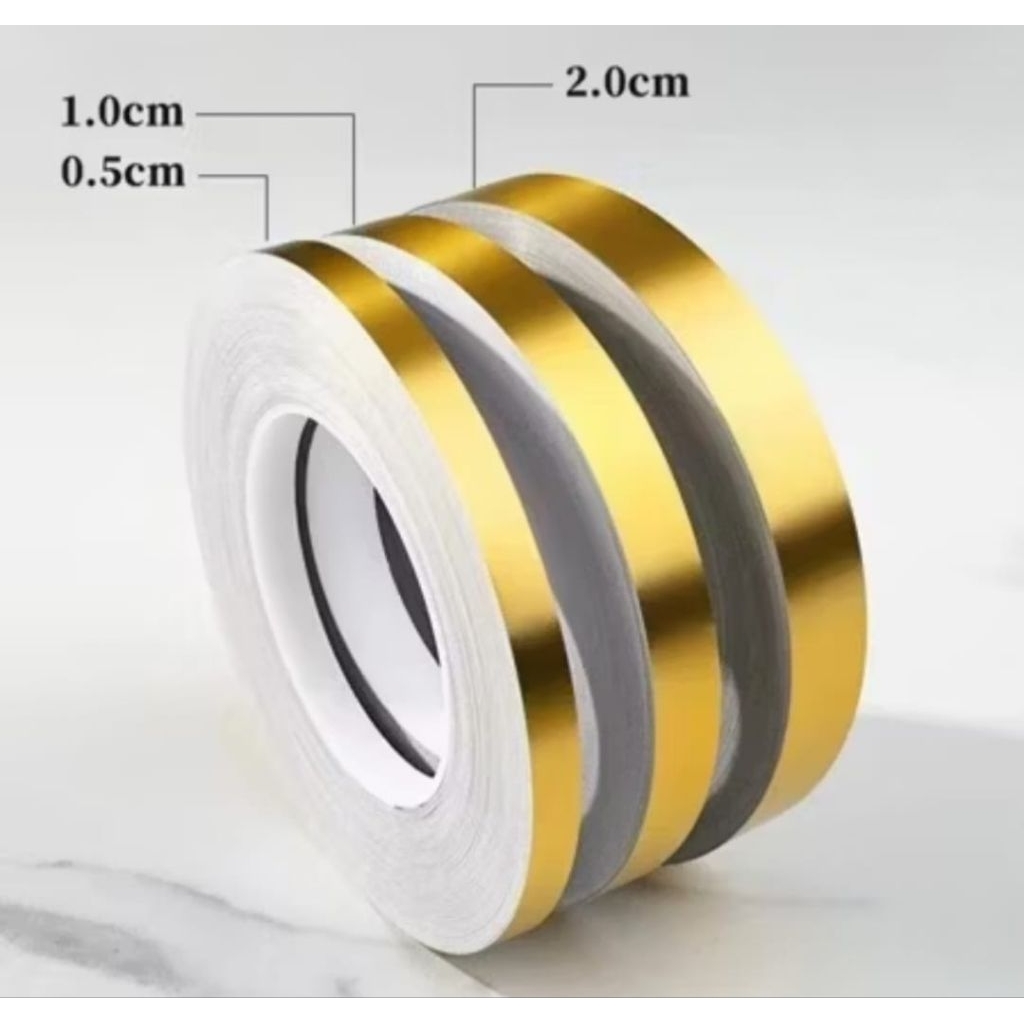 list gold/silver dinding dan lantai