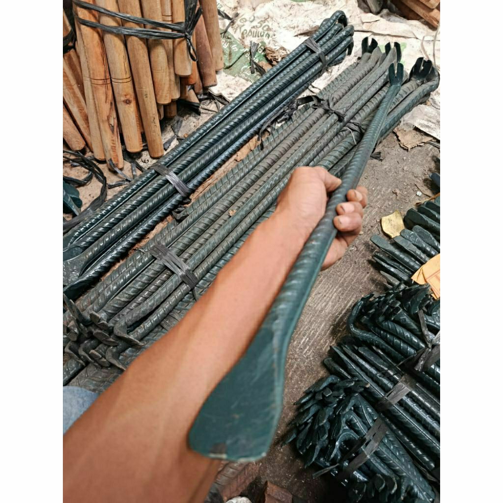 Linggis 95 cm cabut paku gali tanah asli baja ulir - Linggis ungkit linggis congkel linggis gali tan