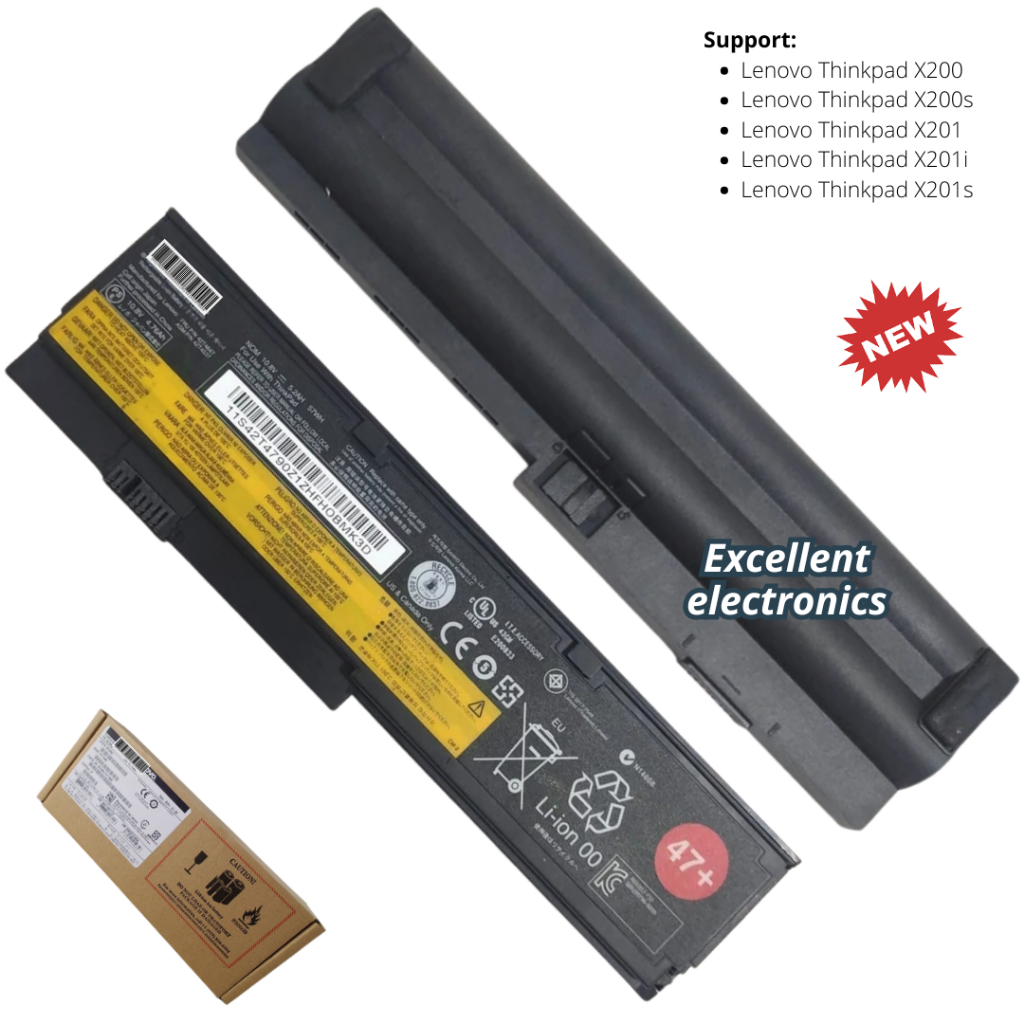 Baterai IBM Thinkpad X200, Baterai IBM Thinkpad X200s, Baterai IBM Thinkpad X201, Baterai IBM Thinkp