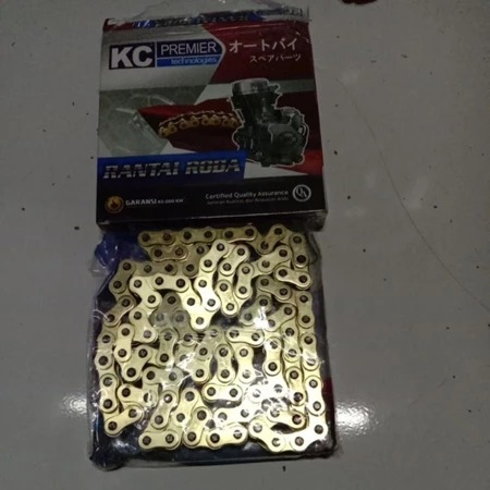 RANTAI/RANTE RODA KUNING EMAS Chain GOLD 428H 428 H 100L 104L 106L 110L 112L 128L KC RACING THALLAND