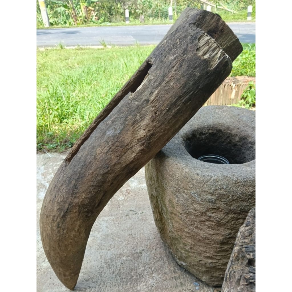 Kentongan kayu nangka kuno lawasan antik