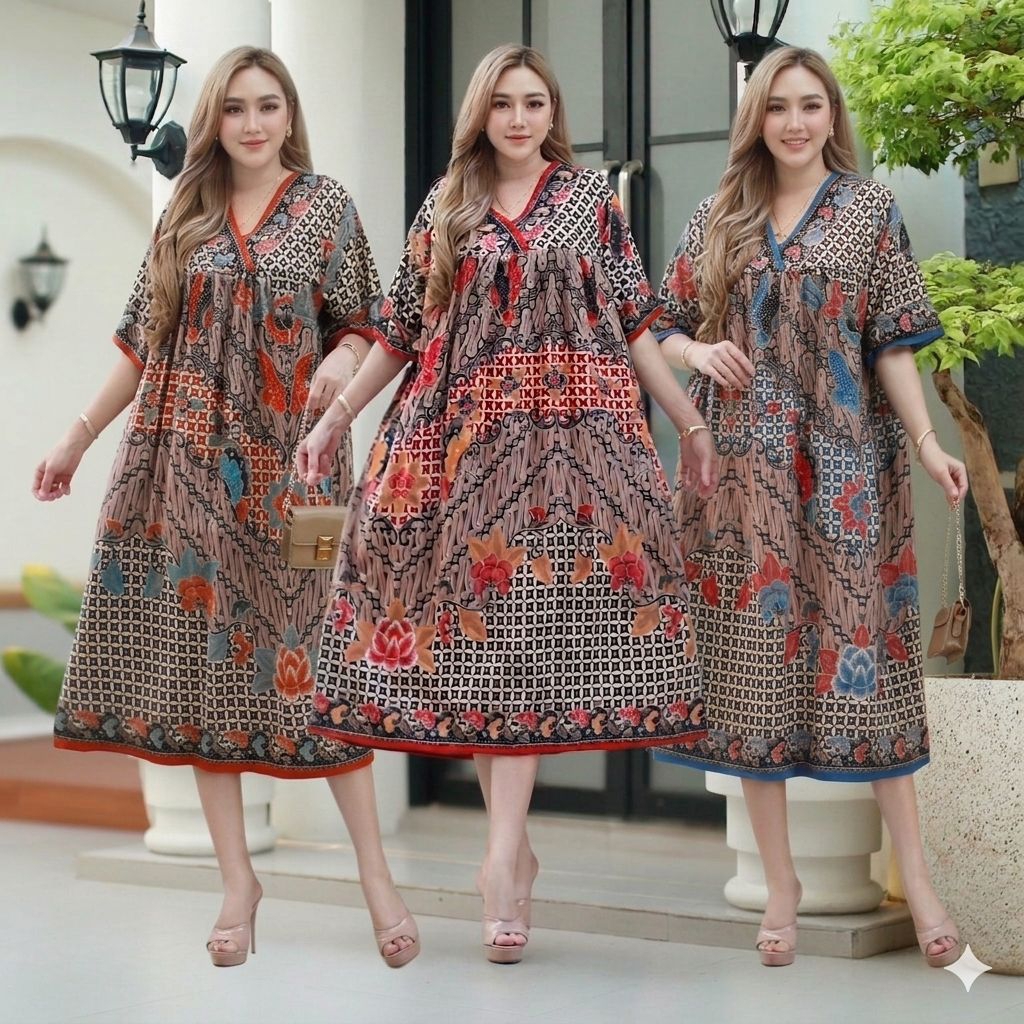 Daster Hikari LD 130cm premium quality original Alesha batik