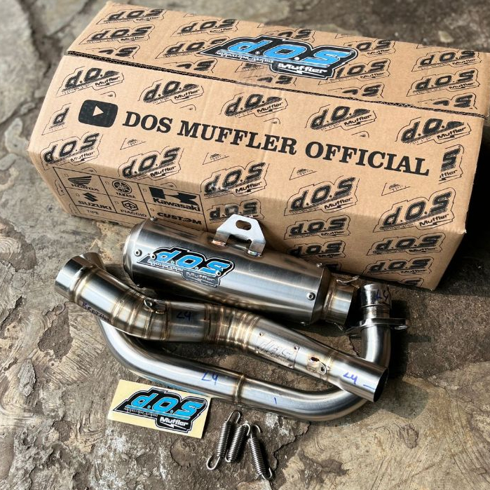 Knalpot Racing Kenalpot dor DOS Bujel Saringan Full Original DOS pnp CB GL MP