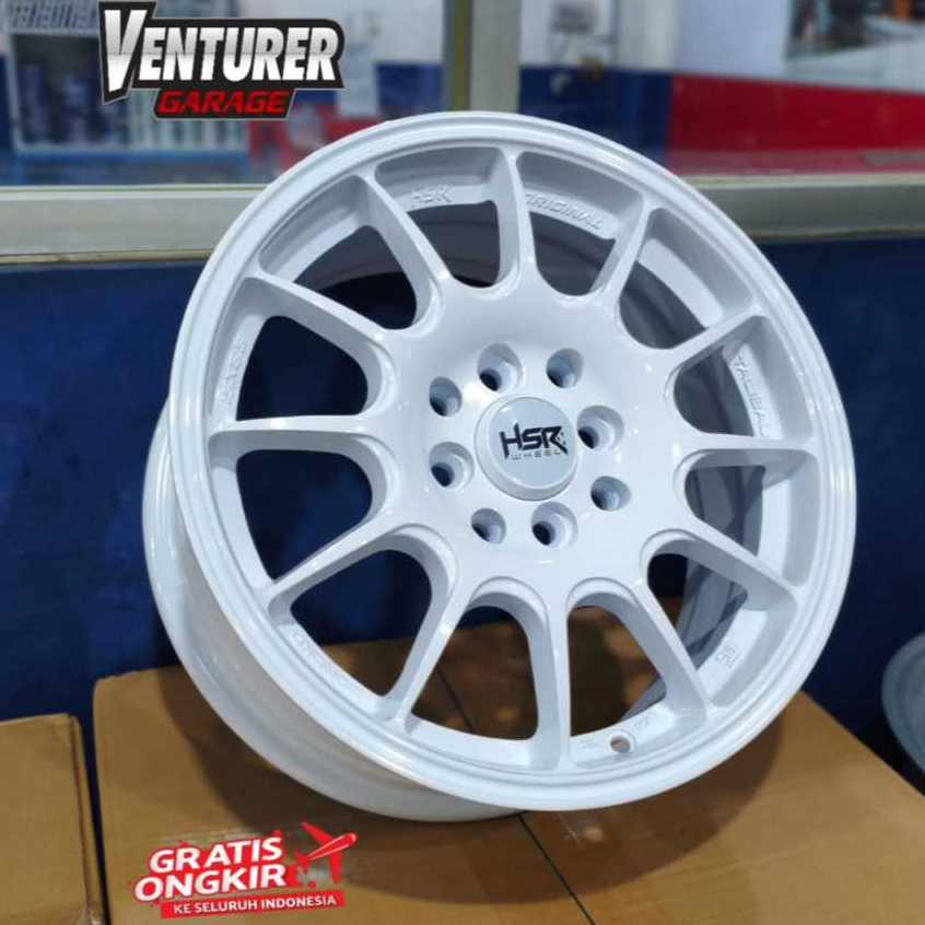 velg racing brio jazz sigra calya agya ayla r15 velg hsr talibau ring15 warna putih