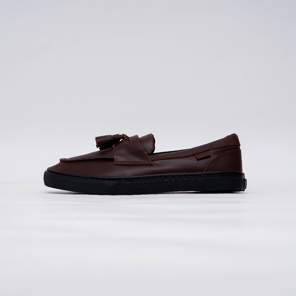 VANS LOAFERS BROWN / BLACK