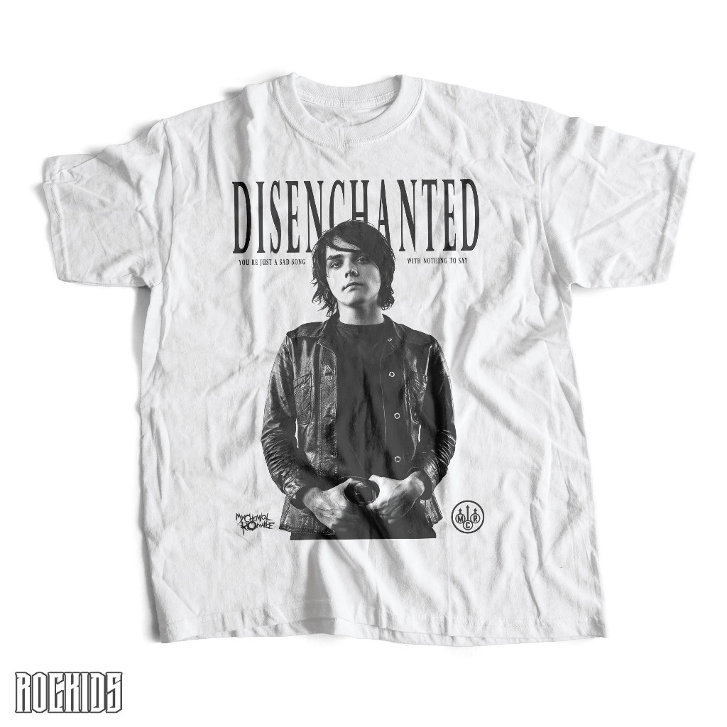 ROCKIDS - DISENCHANTED MCR - TSHIRT - TEES - KAOS BAND - KAOS BAND MY CHEMICAL ROMANCE - KAOS MY CHE