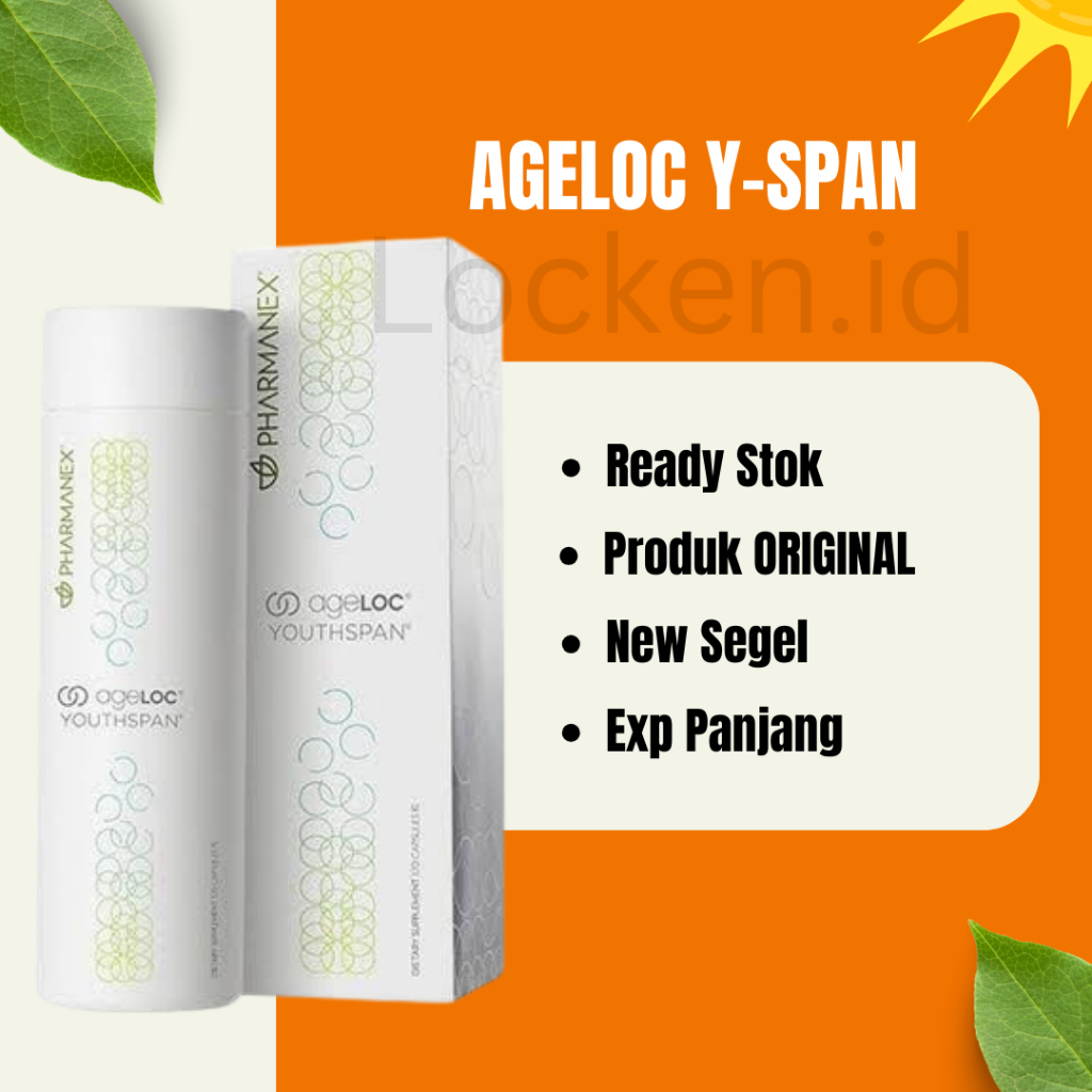 Suplemen Y-span Anti Aging isi 120 caps Original