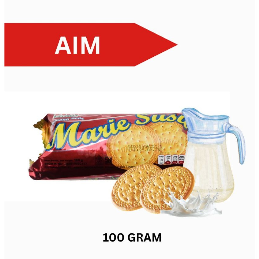 BISKUIT MARIE SUSU AIM 100 GRAM BISCUIT MARIE