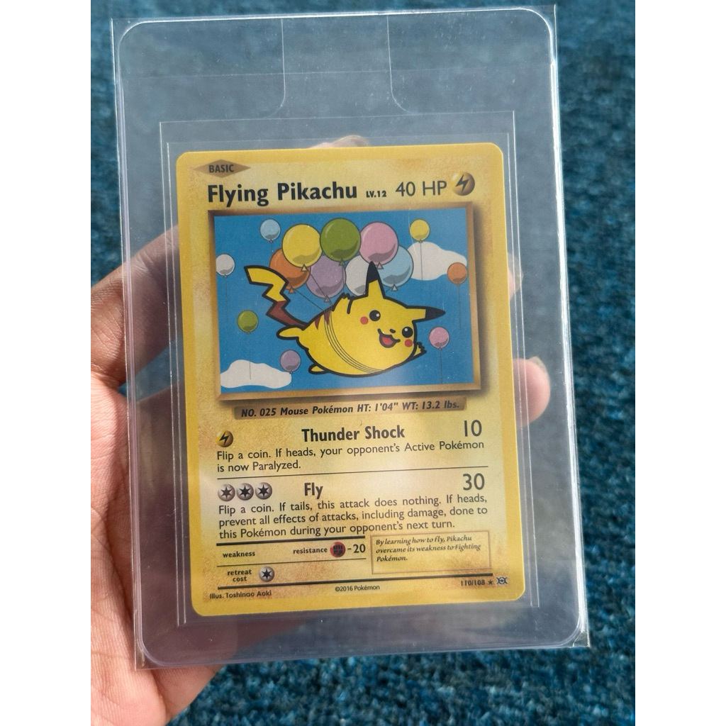 Flying Pikachu vintage pokemon xy