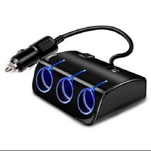 Car Lighter Socket Adaptor USB Charger Splitter 3 Slot