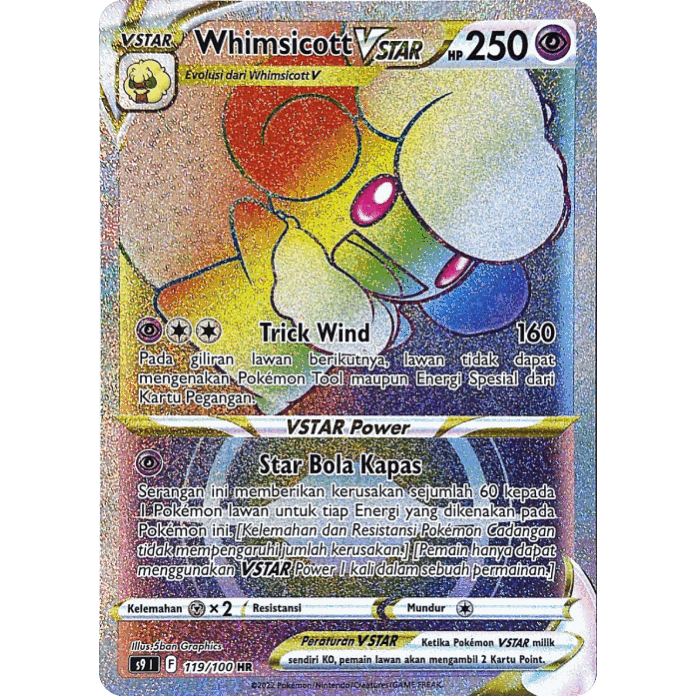 Whimsicott Vstar HR S9 Indonesia