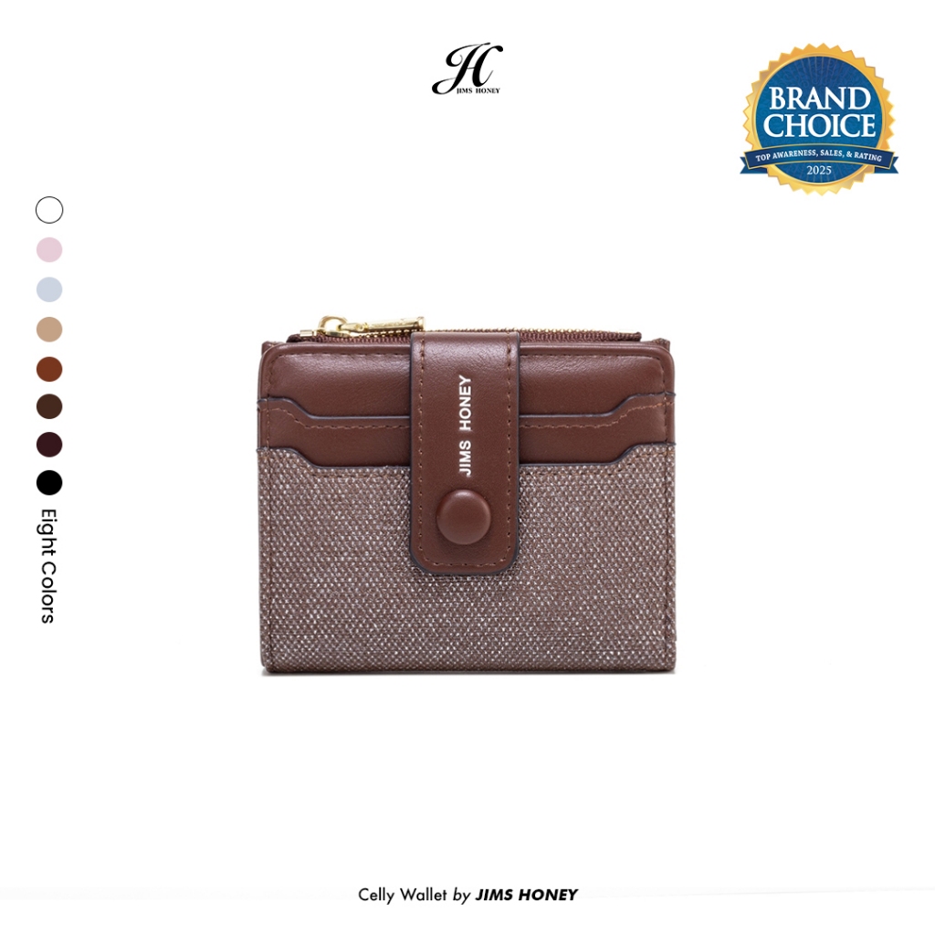 FREE BOX - Jims Honey - Celly Wallet - Dompet Lipat Kecil Wanita