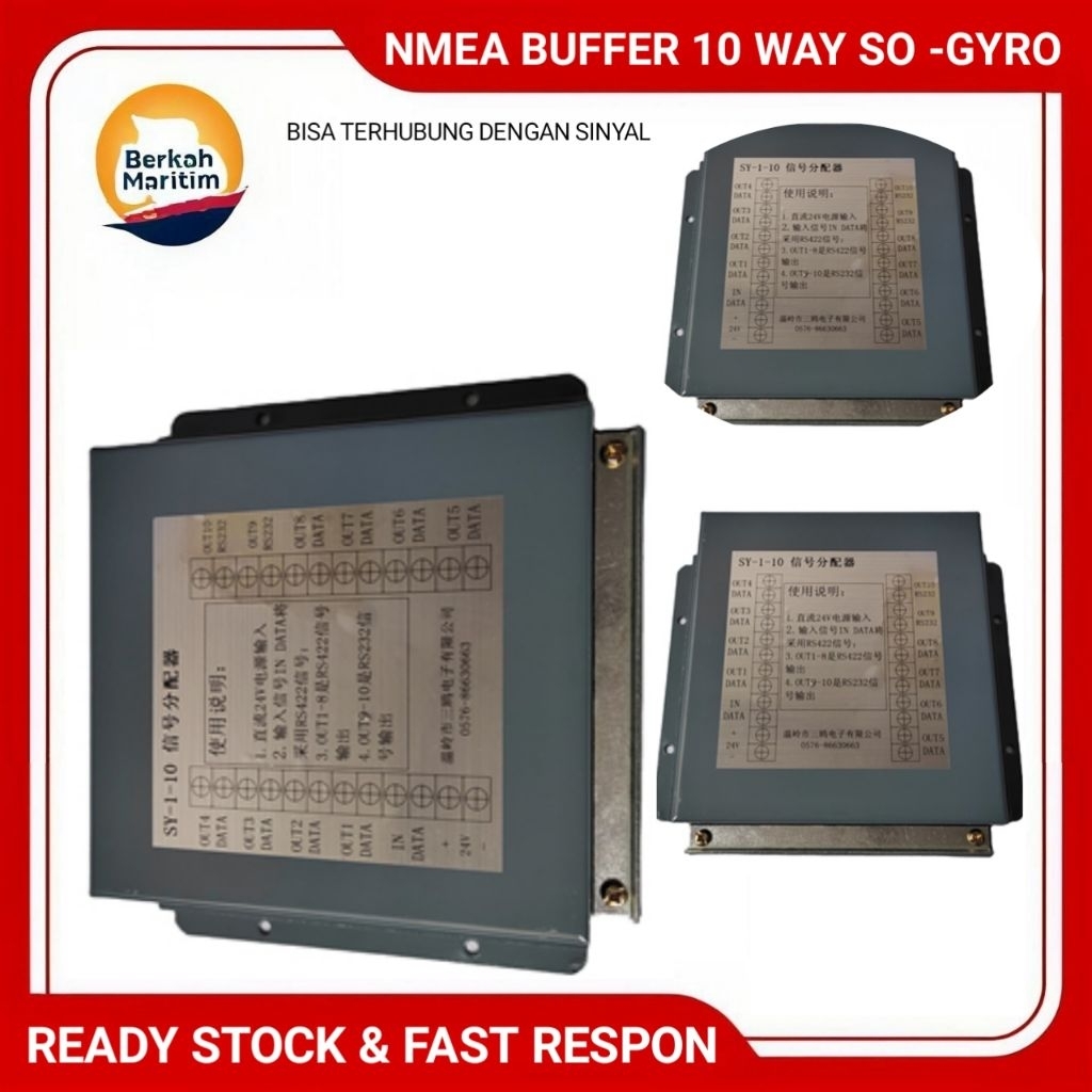 NMEA BUFFER 10 WAY SO-GYRO - NMEA Spiltter