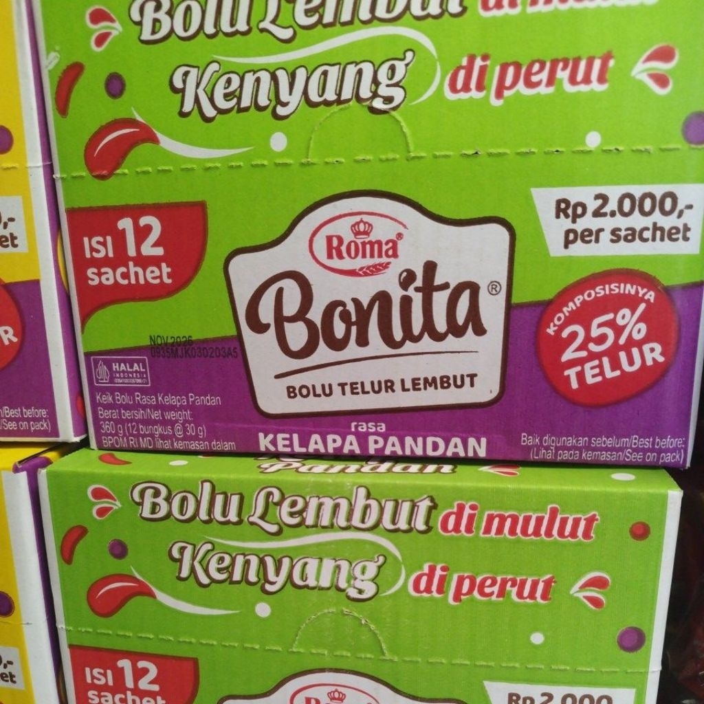 Roma Bonita bolu telur