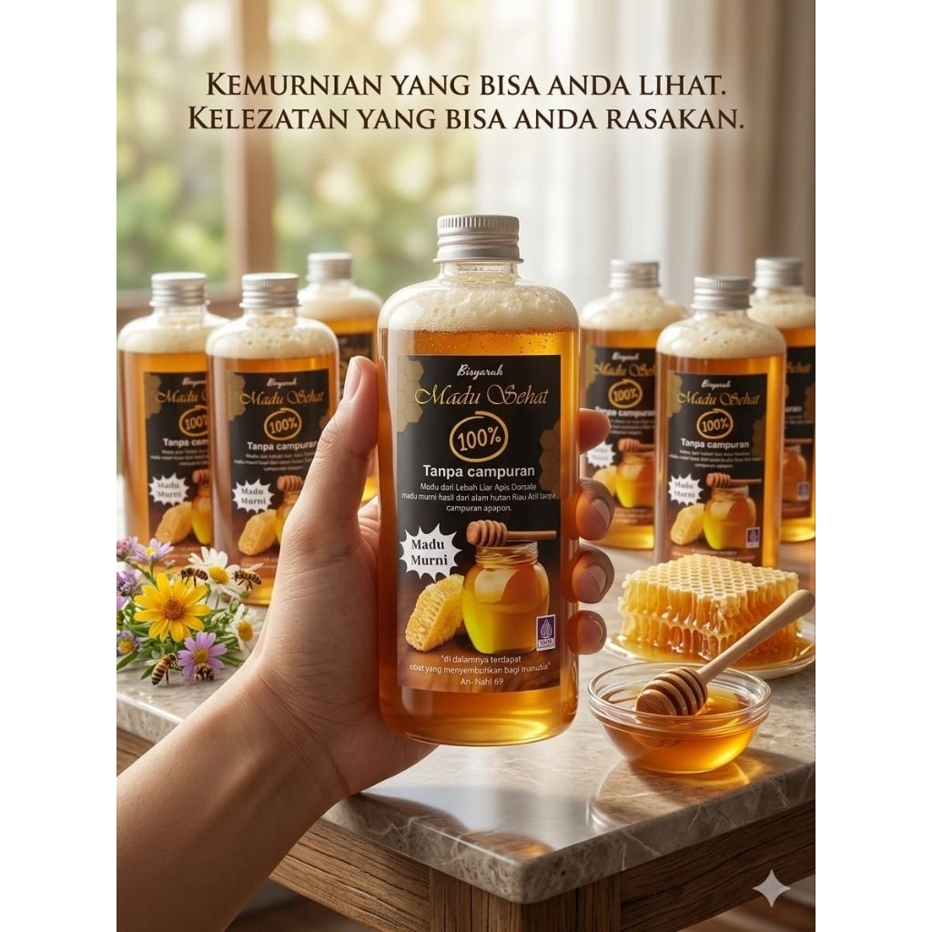 Madu Murni Bisyarah Madu Hutan Asli Berkhasiat