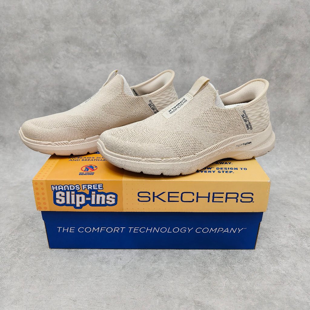 Skechers Go Walk 6 Easy On Slip-ins Size 41 | 216278/NAT Sepatu Original Second Bekas Preloved