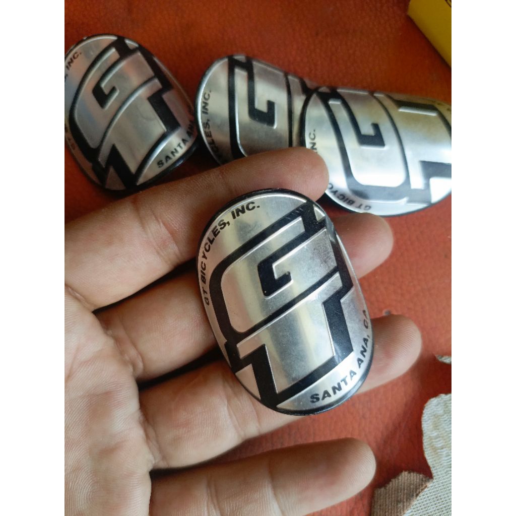 emblem frame depan bmx osbmx gt dyno gt klasik osbmx bmx old school oldskul nos baru