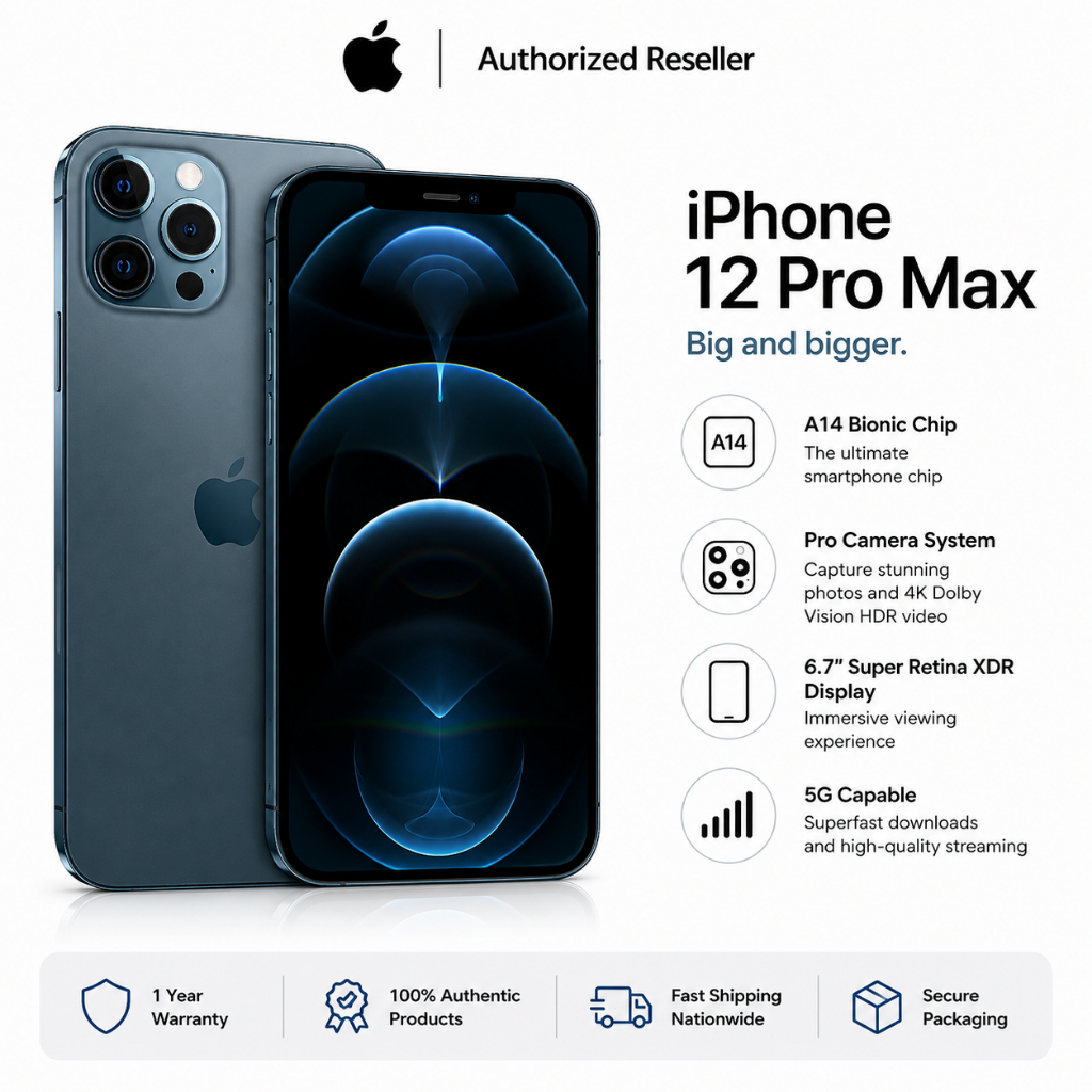 iPhone 12 Pro Max 128GB 256GB iBox Secondhand Normal Full set Original 100% ex internasional Apple