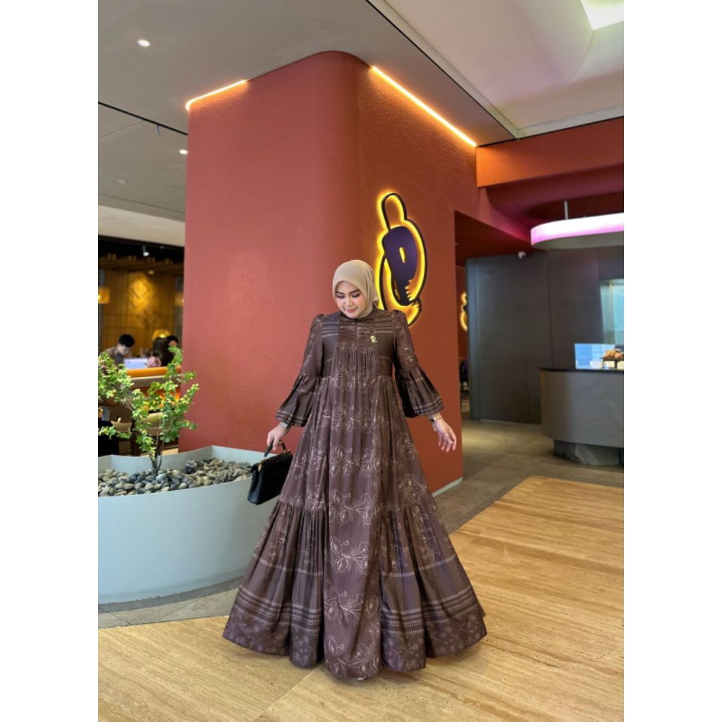 [BISA COD] GAMIS CAHAYA & SEKAR DRESS ORI BY IRNA.EMELARD|GAMIS SEKAR DRESS PESTA|/TERBESTSELLER/TER